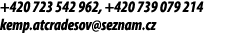+420 723 542 962, +420 739 079 214 kemp.atcradesov@seznam.cz