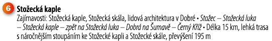 ￼ Sto eck kaple Zaj mavosti: Sto eck  kaple, Sto eck  sk la, lidov  architektura v Dobr  • Sto ec – Sto eck  luka – ...