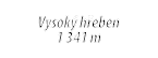 Vysok h eben 1 341 m