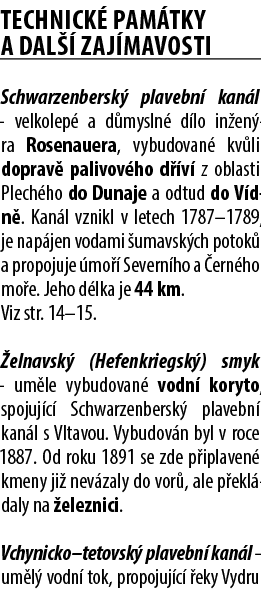 technick pam tky a dal   zaj mavosti Schwarzenbersk  plavebn  kan l – velkolep  a d mysln  d lo in en ra Rosenauera,...