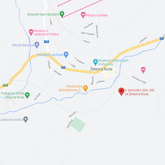 Penzion Samoty, zdroj: Google maps