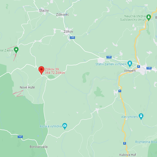 Penzion Babůrek, zdroj: Google maps